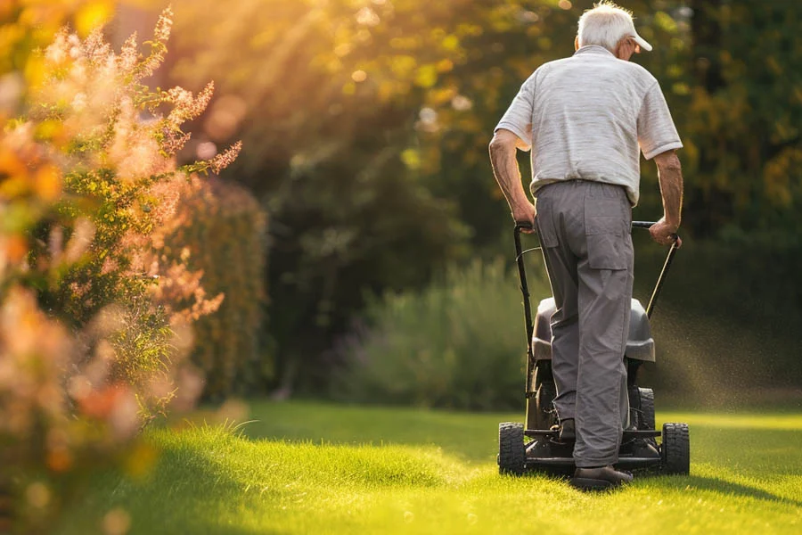 best battery mower
